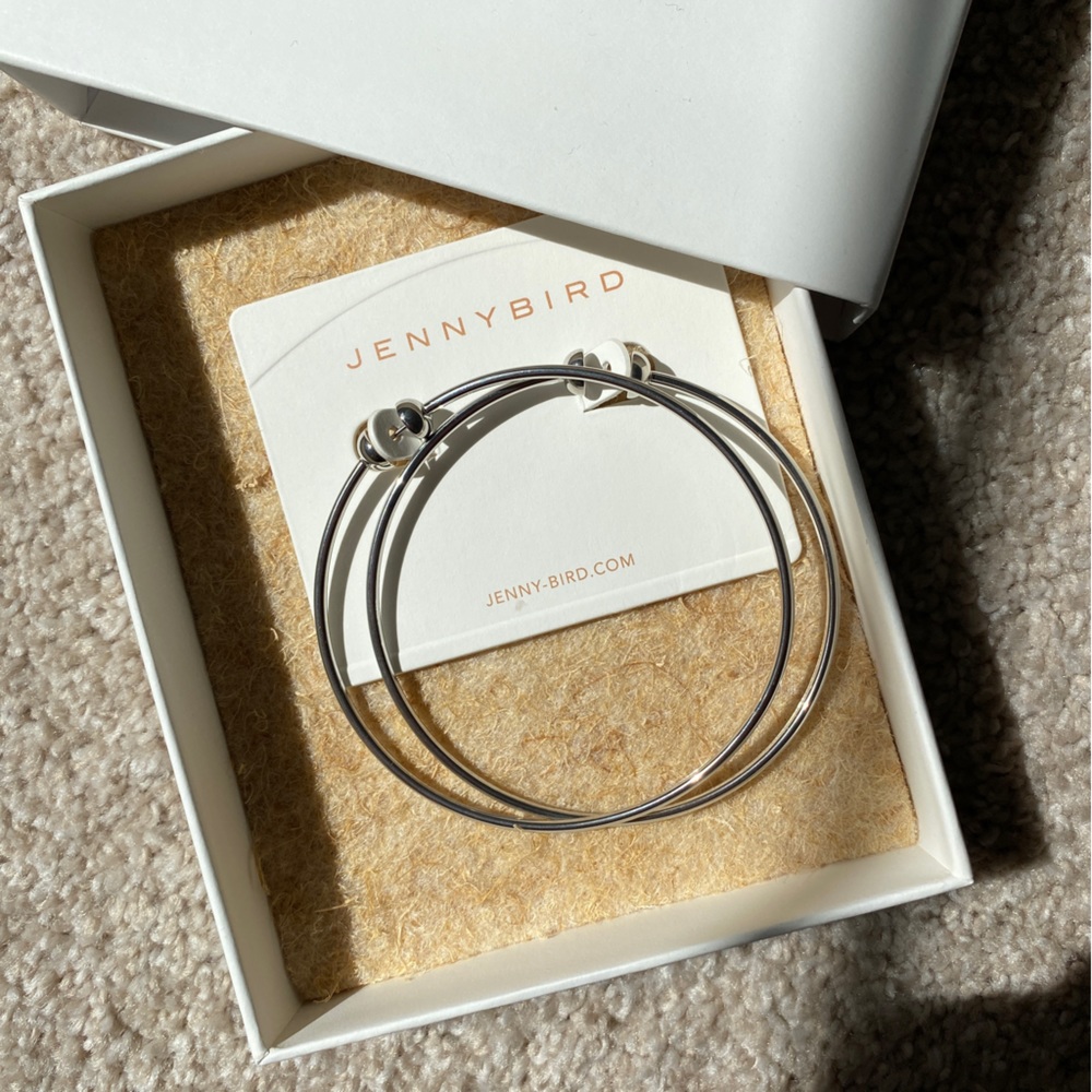 Jenny bird Icon Hoops Silver